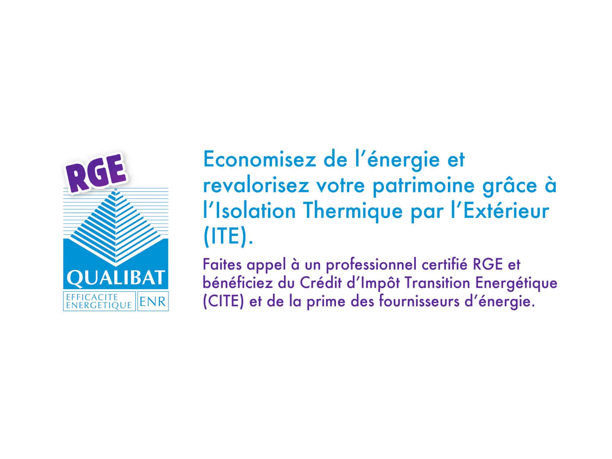 Faites appel à un professionnel agréé RGE pour votre Isolation Thermique par l'Extérieur (ITE)