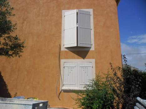 Enduit de façades sur une maison à Six Fours les Plages