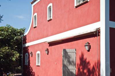 Ravalement de façades enduit chaux Marmorino et lait de chaux d'une villa néo-provençale à Bandol (83150)