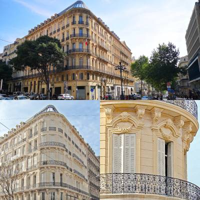Réhabilitation du Grand Hôtel Noailles de Marseille, Commissariat Noailles sur la Canebière à Marseille (13001) - ABF : M. BOUILLON