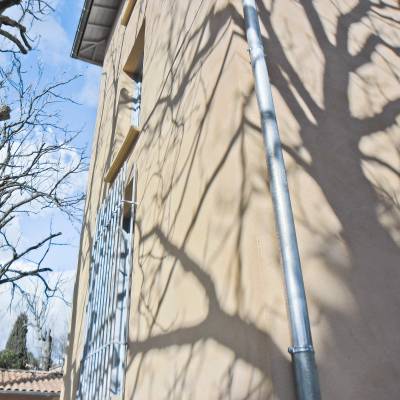 Ravalement de façades enduit chaux Marmorino du Centre Adrech à Aix-en-Provence