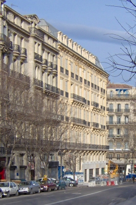 Ravalement de façades / Réhabilitation du Grand hôtel Noailles de Marseille, sur la Canebière (13001)